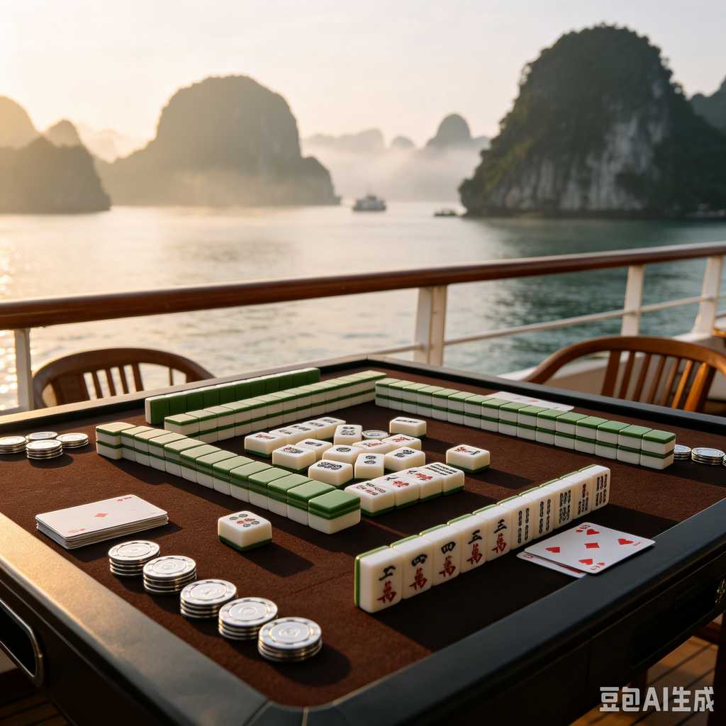 mahjong set for family game night
