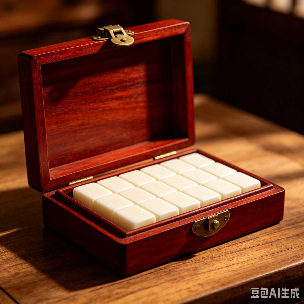 decorative text mahjong set