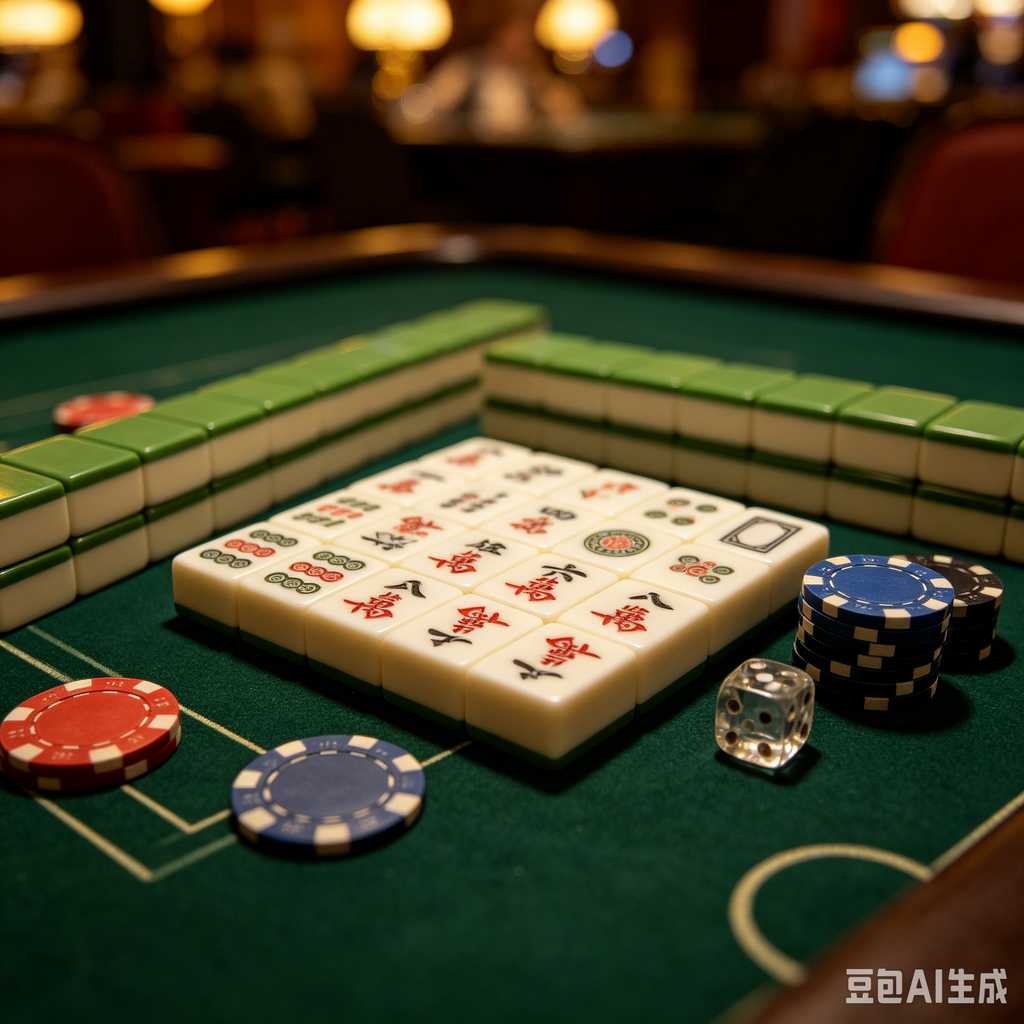 unique text mahjong tiles design