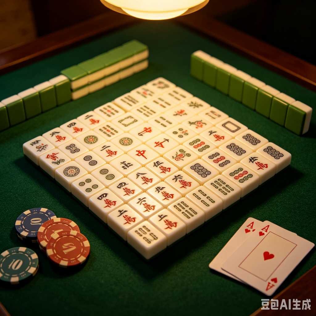 colorful mini mahjong tiles